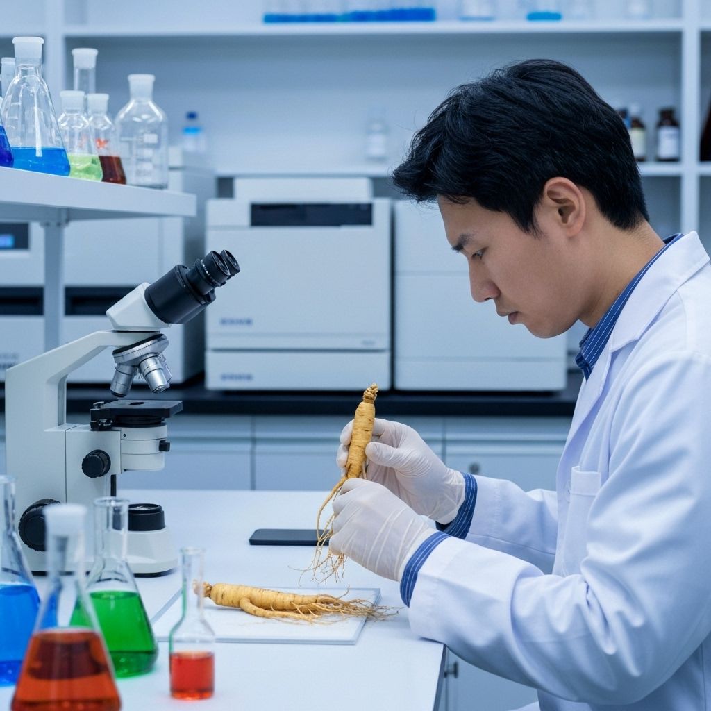 Nhà khoa học làm việc trong phòng thí nghiệm